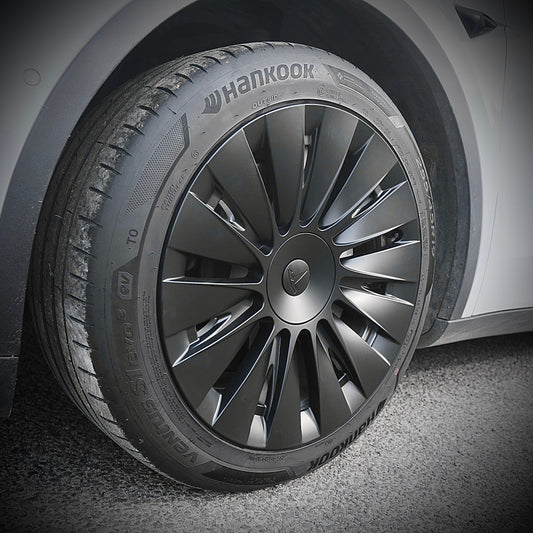 HUBHALO MATTE | Tesla Model Y Gemini hjulkåpor